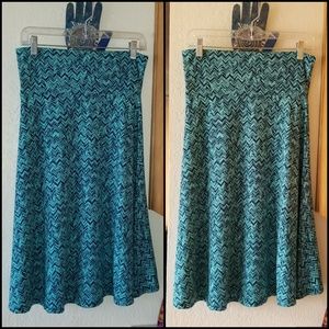 Lularoe Azure Blue Skirt